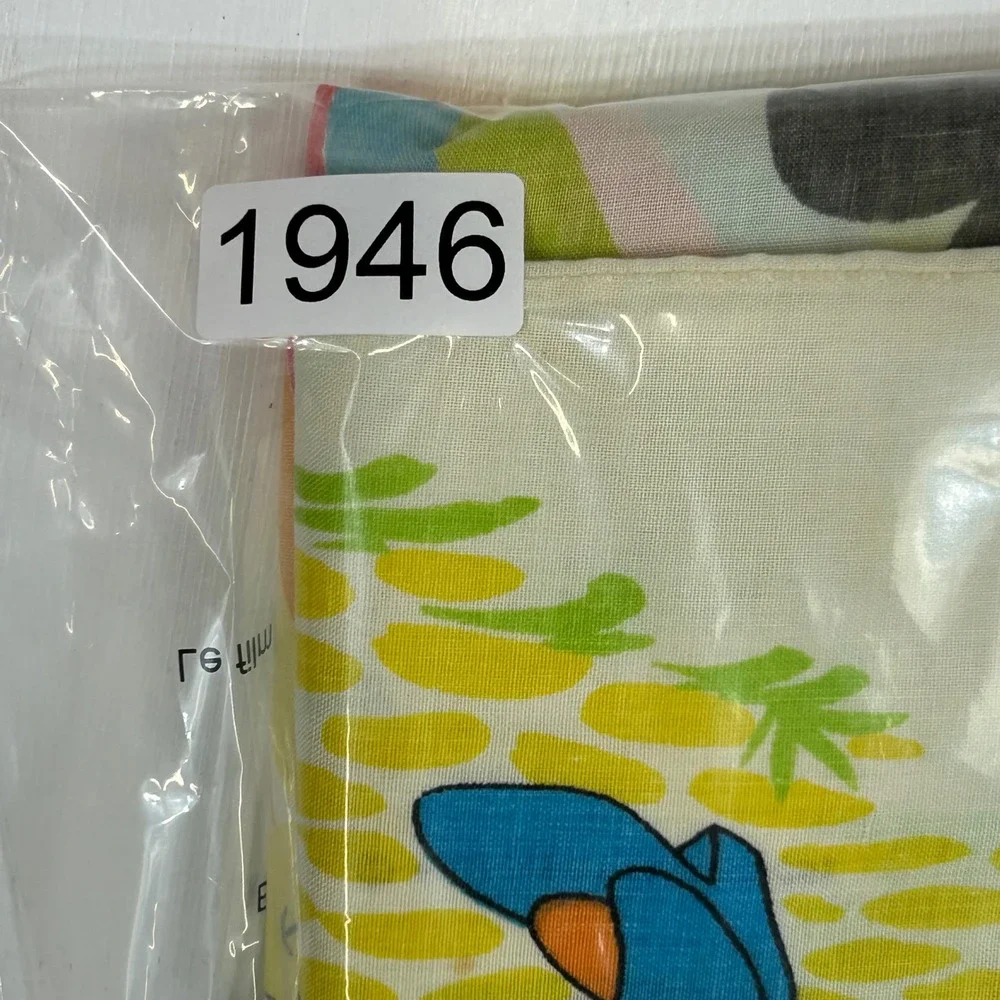 Vintage Disney Mickey Mouse Rainbow Twin Flat Sheet and Pillowcase Pacific Mills